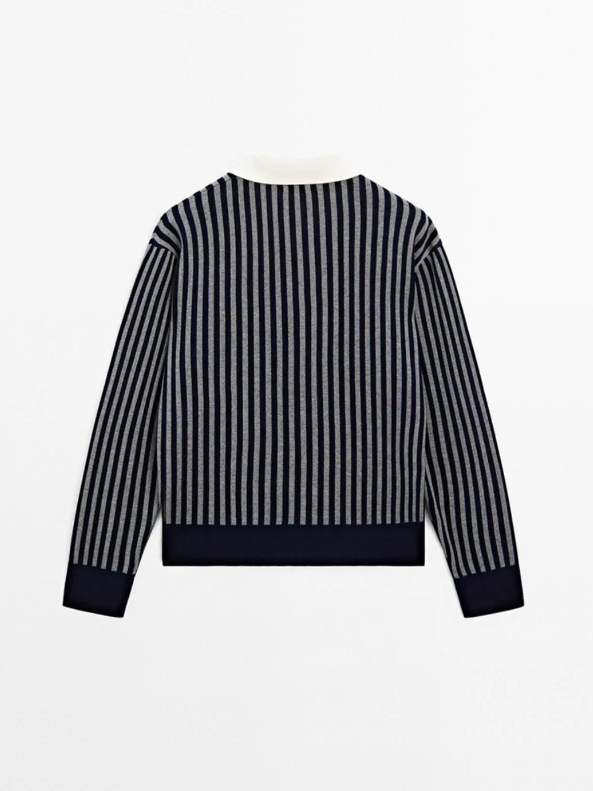 lectual Commuter Sle Women's  Ne Striped Knitwear Cotton Long Sve Crew Ne Pullover Spring Faion 2025