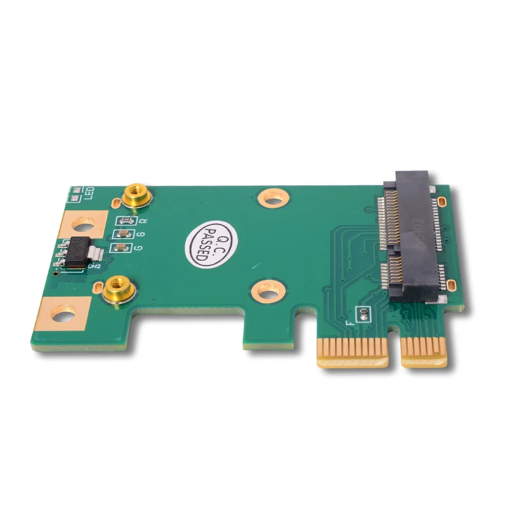 2025 NUEVA tarjeta de expansión del adaptador PCIE X1 a Mini PCI-E para la tarjeta de red inalámbrica Adaptador USB 3.0 compatible con altura completa/media altura