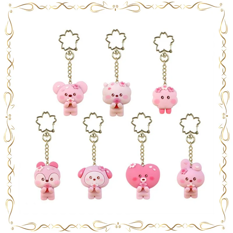 

【IN SHELF】BTS Cherry Blossom Doll Keychain Kawaii Pendant Decoration
