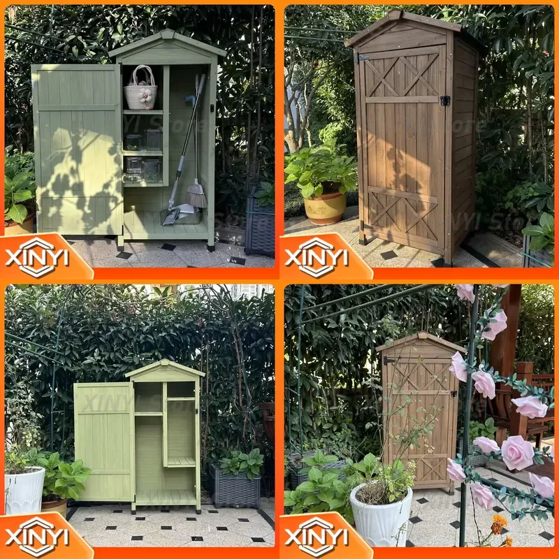 Outdoor Storage Cabinet Tool Cabinet Toolbox Glove Cabinet Locker for Cross-border Sub-garden Use Glove Box for Outdoor
