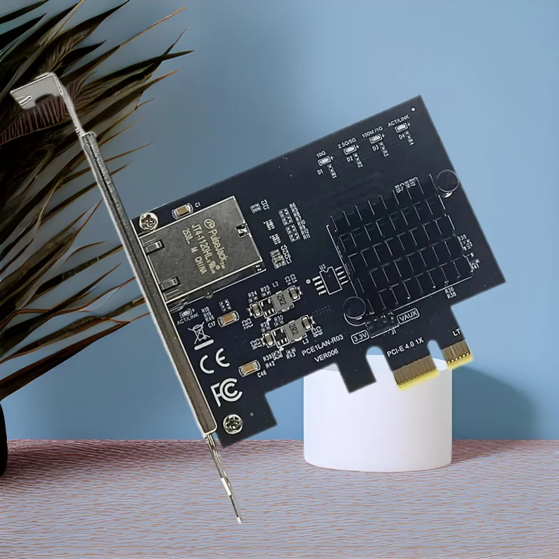 НОВЫЙ сетевой адаптер 10 Гбит/с PCIE4.0 X1 к RJ45 Gigabit Ethernet PCI Express LAN адаптер 10000 Мбит/с сетевой адаптер для настольного ПК для ОС Win10/11