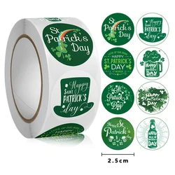 Blessing clover St. Patrick holiday sticker self-adhesive gift packaging decoration label