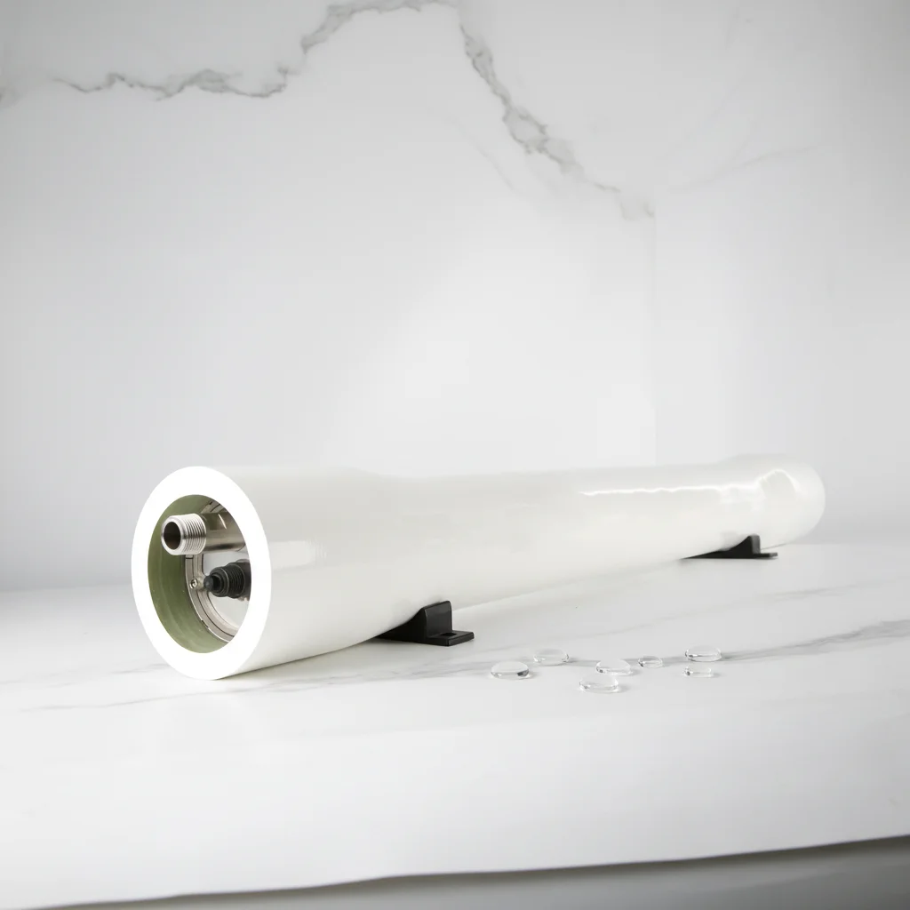2.5 Inch 2521 FRP RO Membrane Housing High Pressure Fiberglass Vessel For Industrial Water Filtration Treatment System