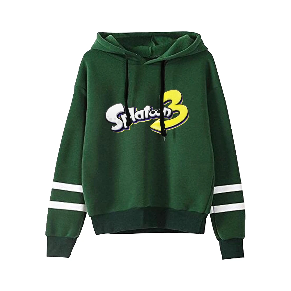 Splatoon 3 Game Unisex Zakloze Parallelle Staven Mouw Sweatshirts Vrouwen Mannen Hoodie Harajuku Streetwear Mode Kleding