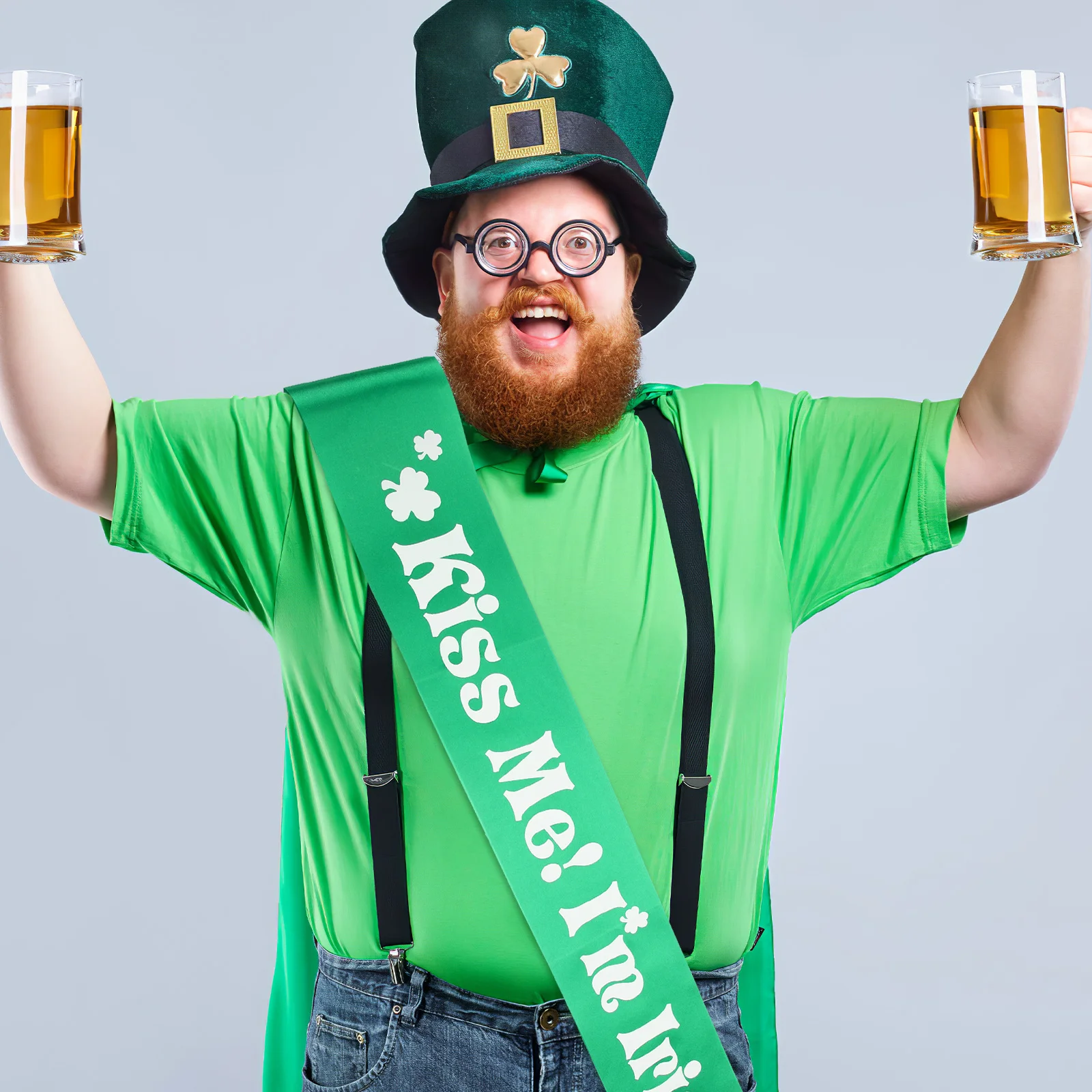 

Saint Patricks Day Decorations Irish Clothing Sets Holiday Party Supplies Accessories Green St
