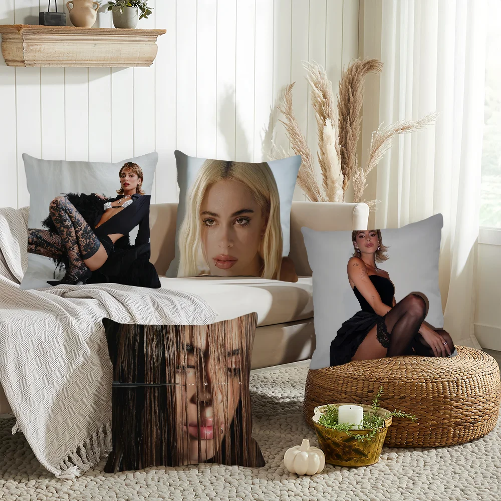 

Singer Martina Stoessel Tini Pillow Case Home Cushion Cover Suitable For Office Sofa Car Suitable For All Seasons