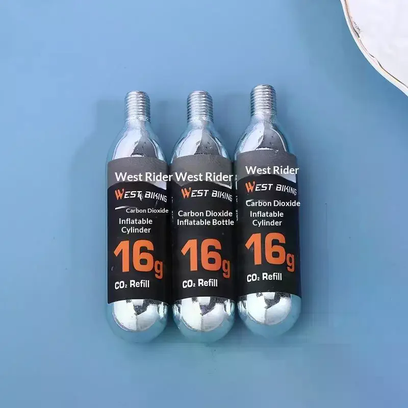 

3/6/9 шт. 16 г картридж CO2 с резьбовым соединением, накачка велосипедных шин, мини-насосы, цилиндры высокого давления для дорожного MTB велосипеда