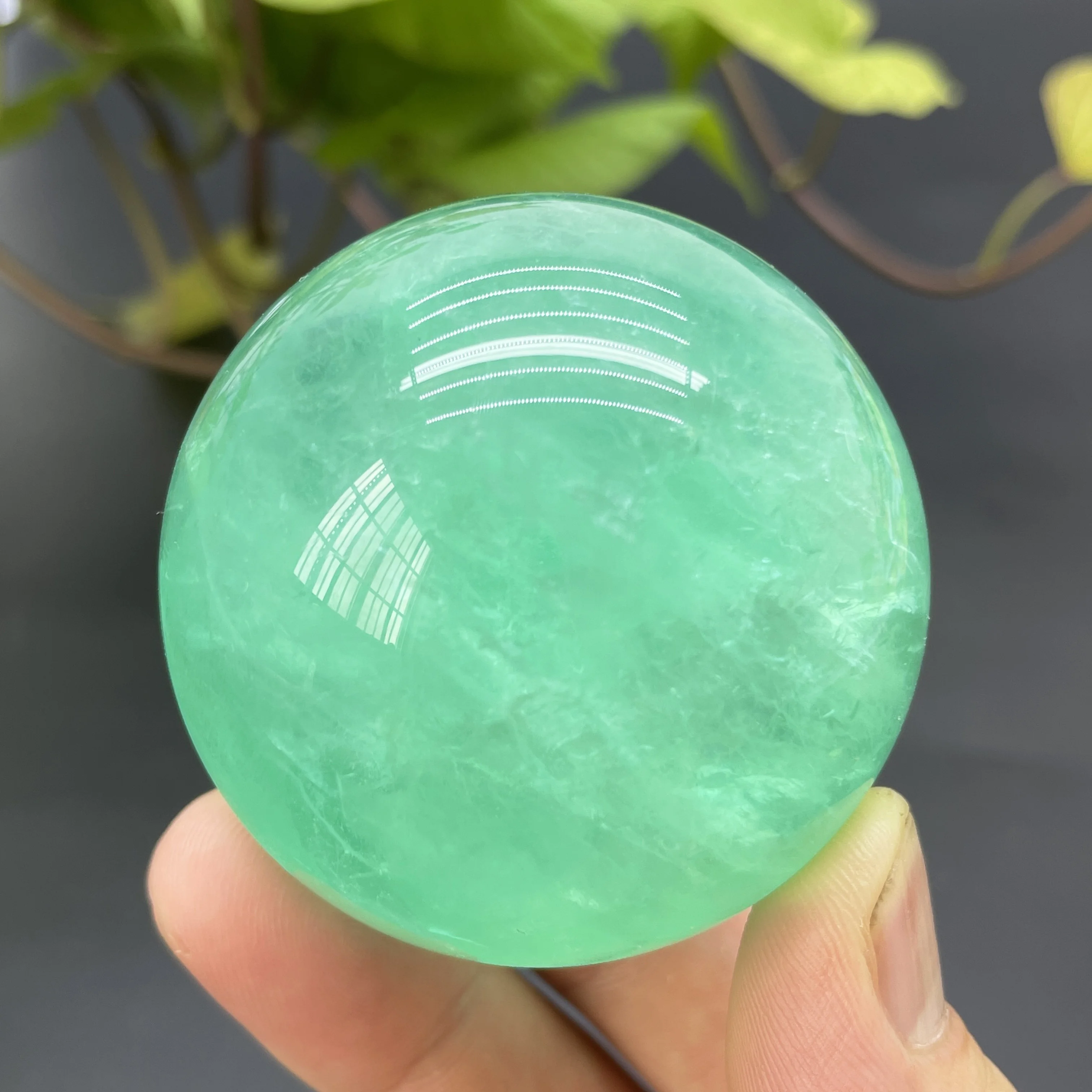 Natural Green Fluorite Sphere Polished Quartz Crystal Ball Feng Shui Witchcraft Home Decor Gift Reiki Healing Stone