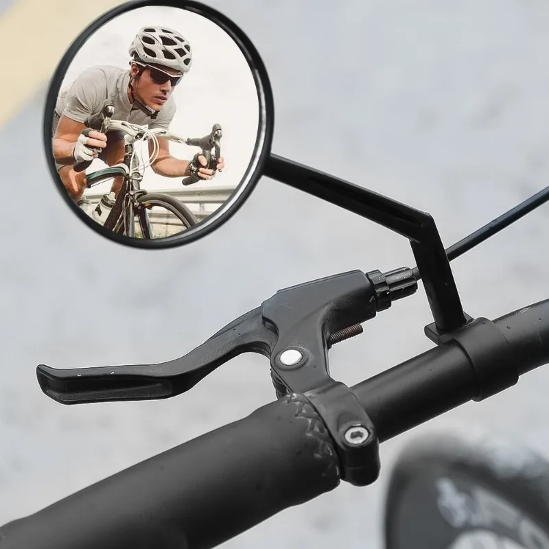 Bicycle Rearview Mirror Adjustable Rotation Auxiliary Convex Mirror Handlebar Mount Cycling Bike Rear View Mirrors Accessory