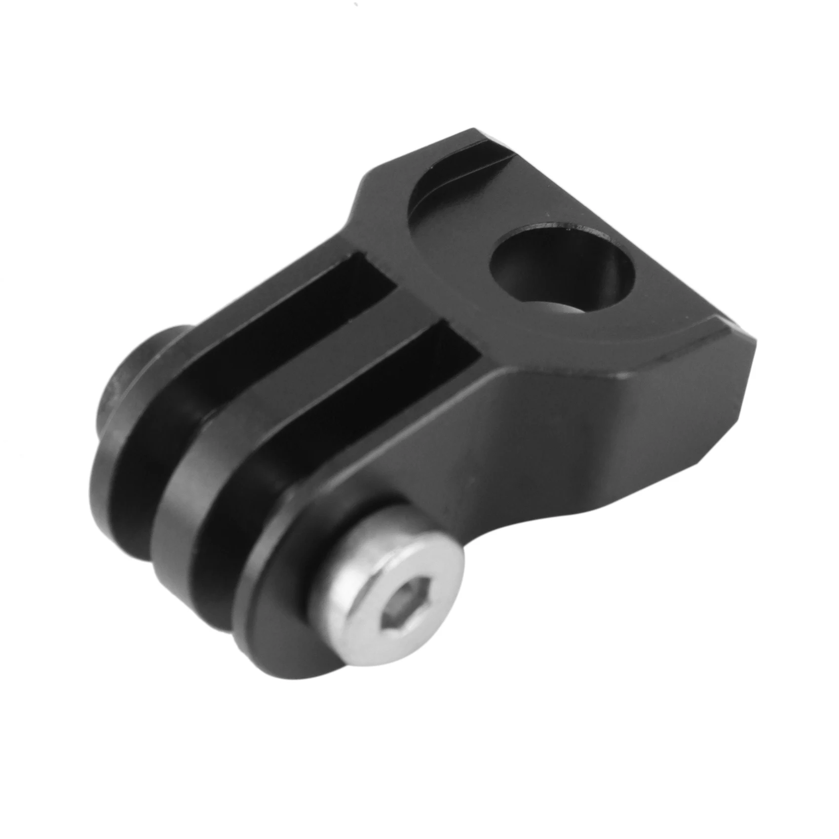 Supporto per fotocamera per Computer da bici per manubrio per bici pieghevole Brompton adatto per supporto per fotocamera sportiva Garmin Gopro, nero