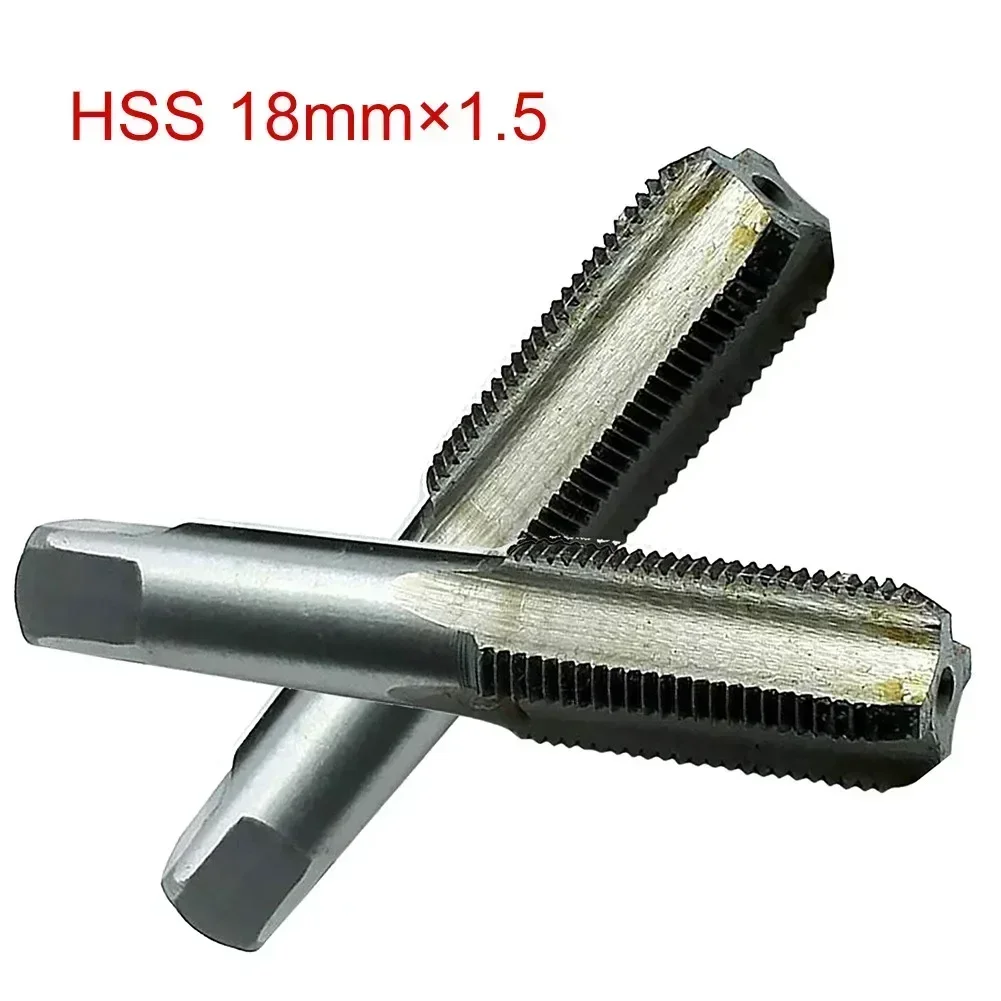 Precision Control For Various Applications HSS 18mmx1 5 Metric Taper & Plug Tap Right Hand Thread M18x1 5mm Pitch New Hand Tools