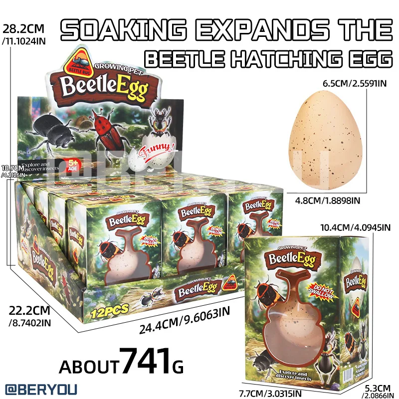 Neuer realistischer Käfer, magisch, werden großes Spielzeug, lustiges Simulationsinsekt, kann im Wasser getränkt werden, um Neuheits-Käfer-Spielzeug zu erweitern