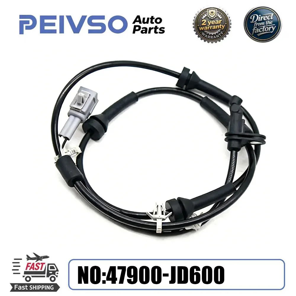 

47900-JD600 High Quality ABS Wheel Speed Sensor Rear Left/Right For Nissan Qashqai J10 NJ10 JJ10E 2.0 2007-2012 47900JD600