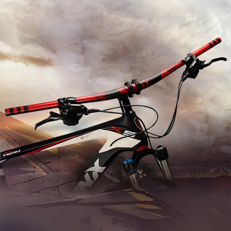 

31.8mm 720/780mm Downhill Handlebar High-Strength Aluminium Alloy MTB Handlebars Lightweight Integrated Bars Bicycle Accessories