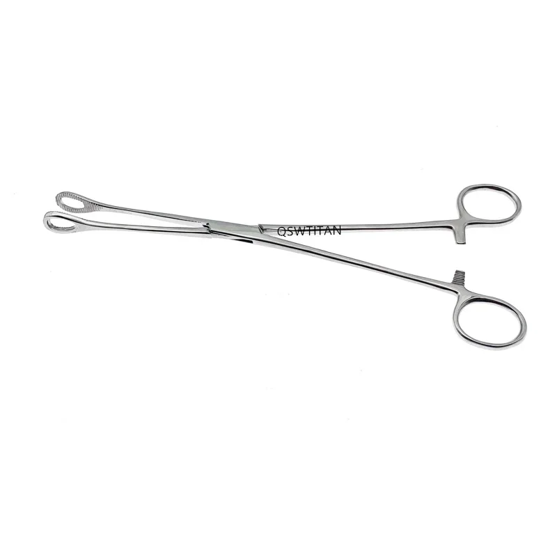 18CM/25CM Sponge Forceps  Straight/Curved Serrated Jaws Surgical Instruments