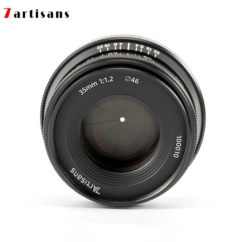 7artisans 7 artesãos 35mm F1.2II Prime Lens para E/Fuji/M43/Canon Eos-m/Nikon Z Mount A6500 A6600 M100 X-S10 DC-S1 EM10III