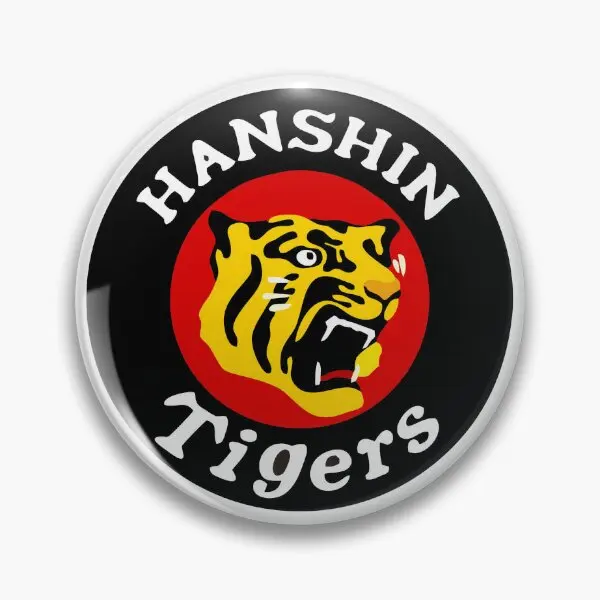 Incredible Hanshin Tigers Edition Design  Soft Button Pin Metal Funny Gift Hat Decor Cartoon Creative Fashion Jewelry Badge