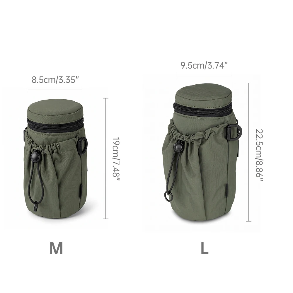 Ambitful LT01 M L Size Outdoor Flash Storage Bag Adjustable Shoulder Straps Splash-proof Flash Pouch for Cameras Outdoor Flash