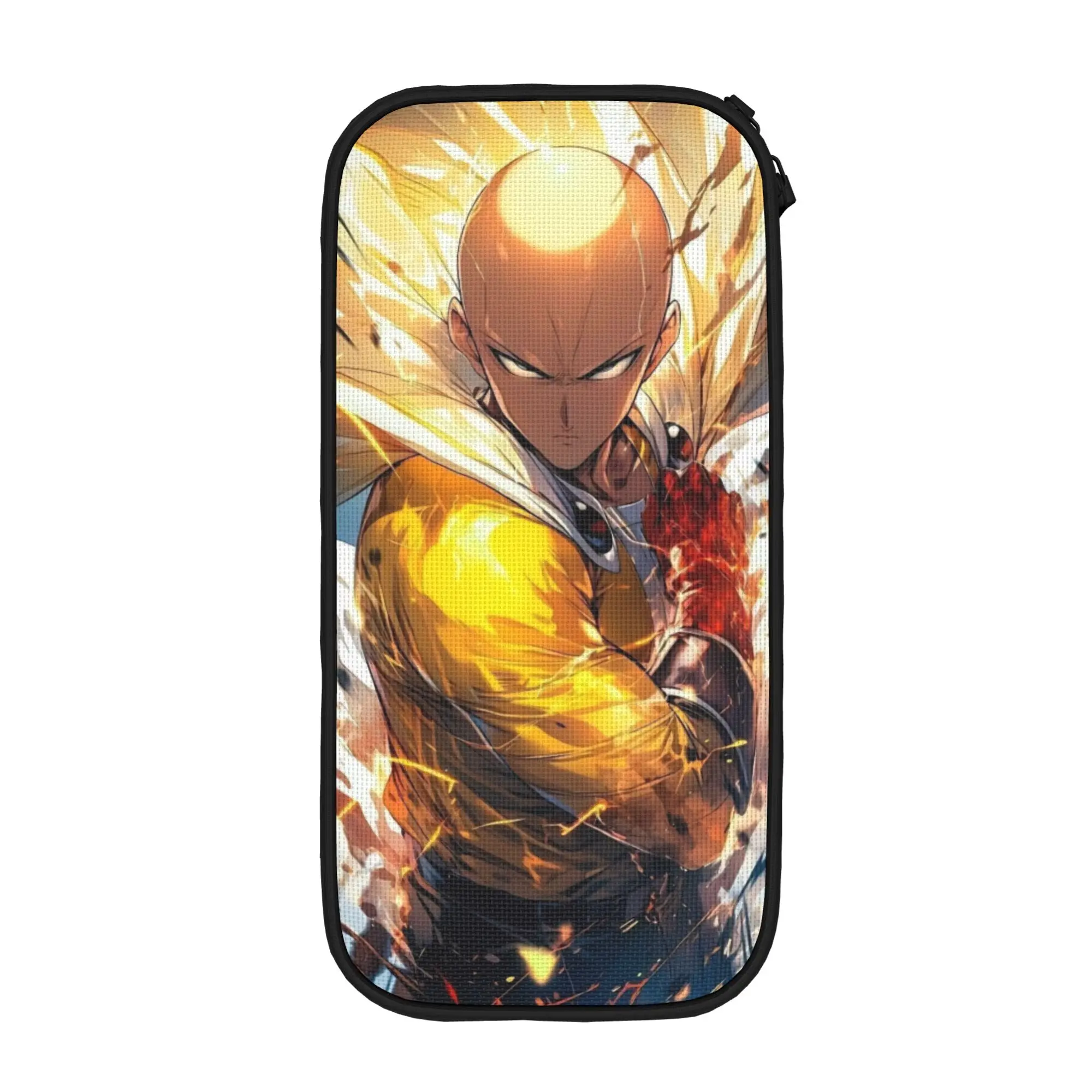 One-Punchs-Man Pencil Case Fashion Anime Bag Girl Boy Large Storage Office Gift Pencilcases