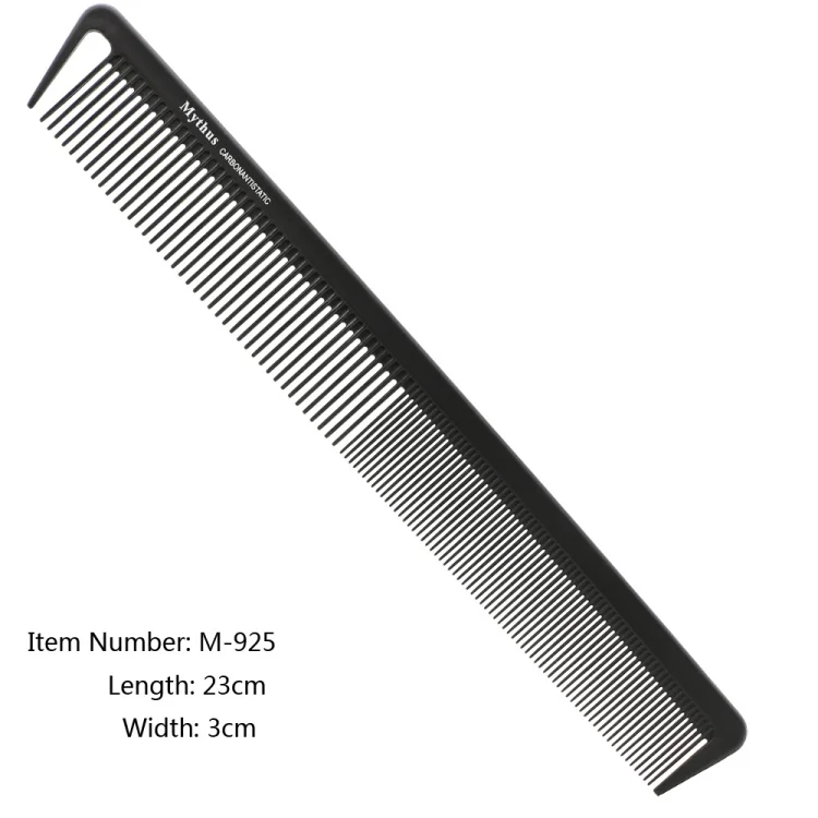 Mythus Barber Kamm Haarschnitt Professionelle Friseur Styling Kamm Set Salon Haarpflege Styling Werkzeug Carbon Faser Kamm Set – Detail 25