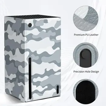 Aolion PU Full Set Sticker XBOX Series X/S Shell Accessories Protective Cover Hard Front Panel Fit