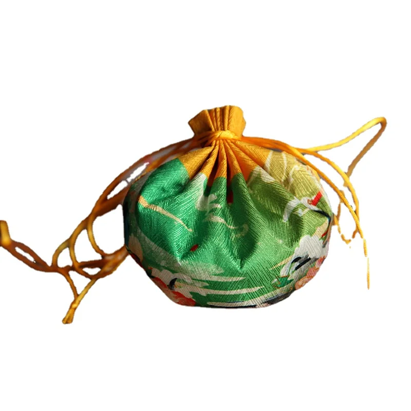 

Chinese Style Landscape Tassel Perfume Bag Embroidery Lotus Sachet Argy Wormwood Bag Ancient Style Han Chinese Clothing Moxa