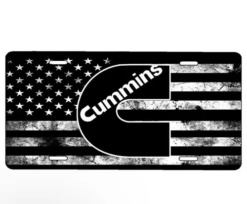 American Flag Tactical Aluminium License Plate Highest Quality Aluminum
