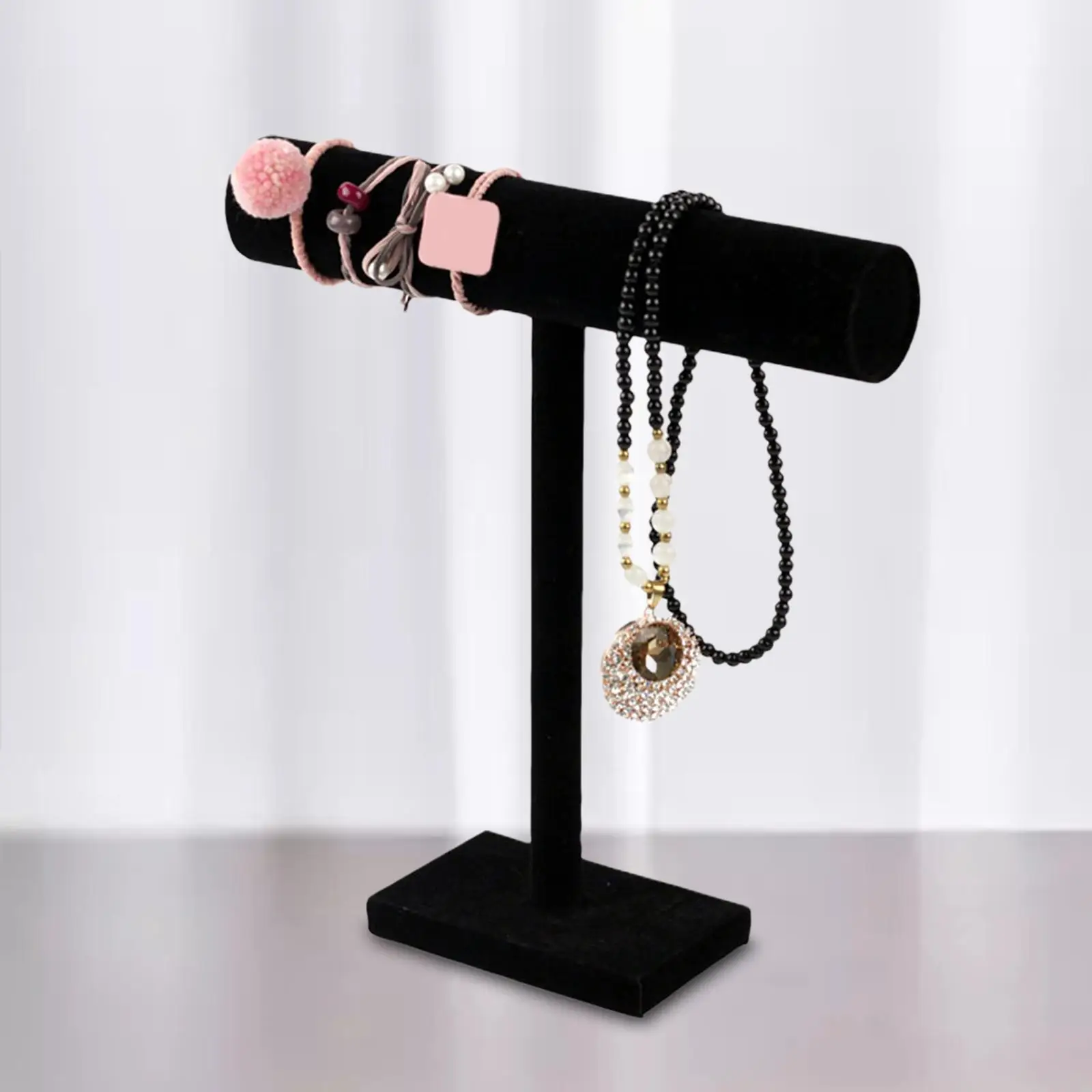 

Necklace Holder Organizer Bracelet Display Stand ,T Bar Durable Jewelry Storage
