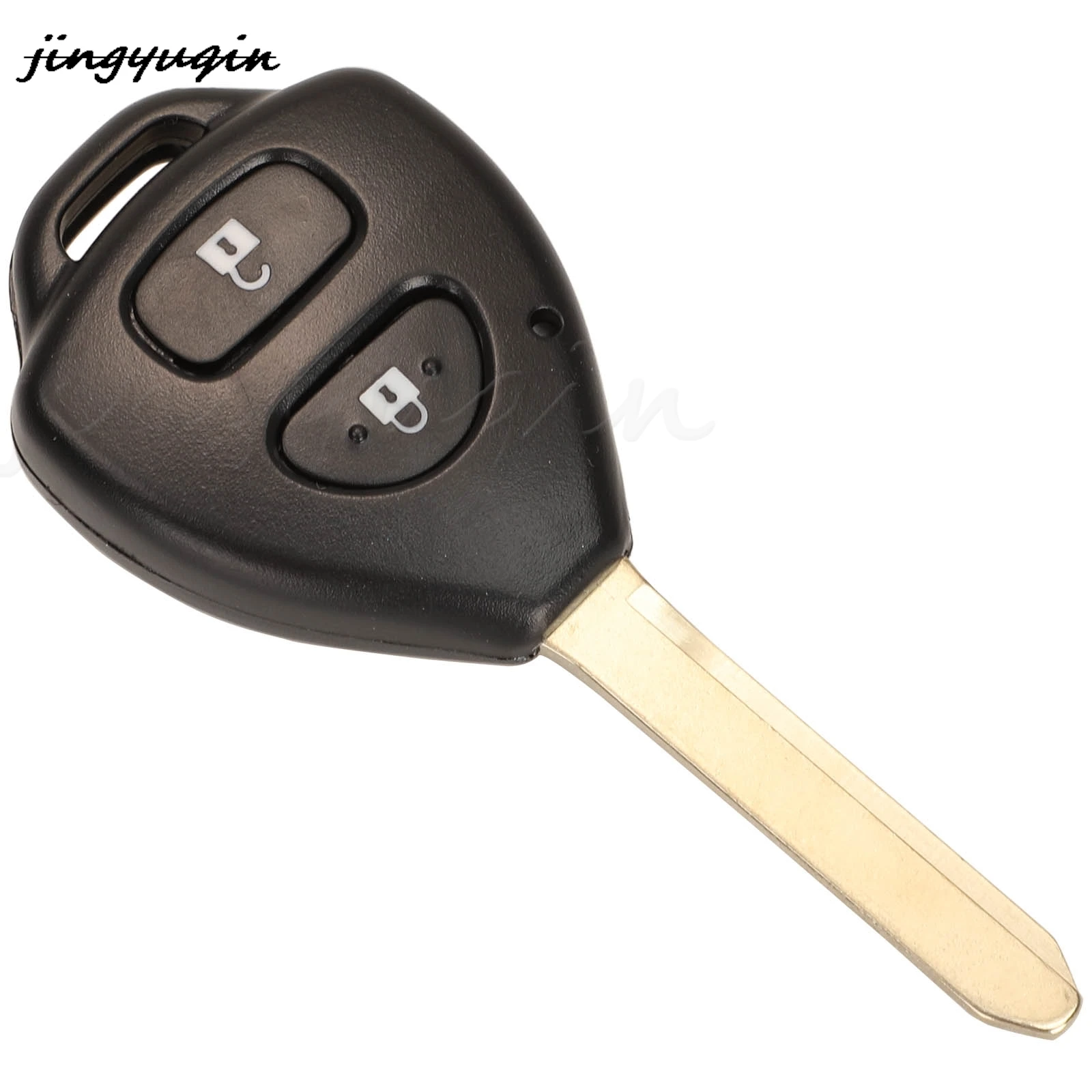 jingyuqin 2/3 Buttons Remote Car Key Shell For Toyota Crown Camry Corolla Reiz RAV4 Avalon Venza Matrix Auto Fob Toy47 Blade