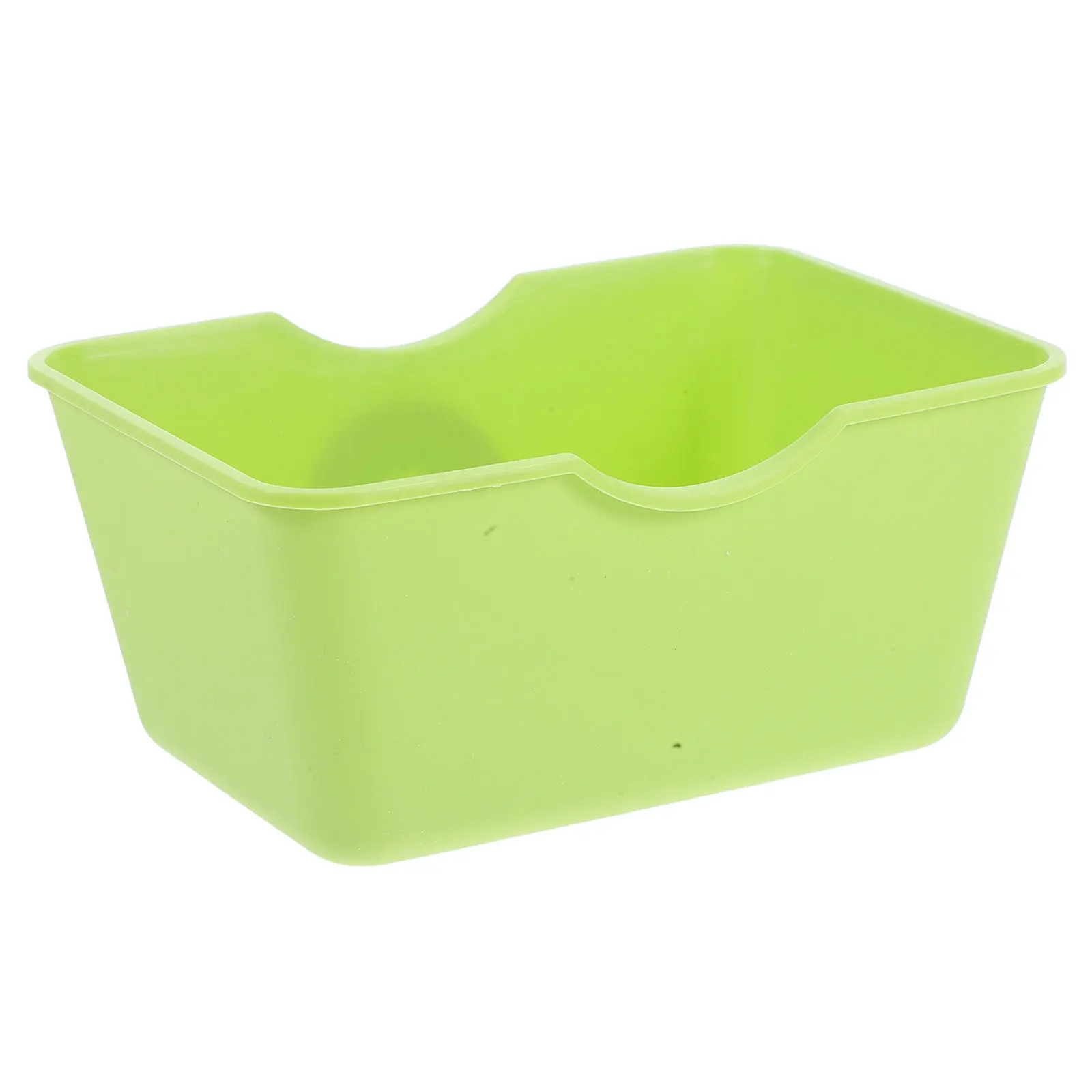 

Cute Hamster Bathroom Tub Elevated Design for Small Animal Litter Box Sand Bath Container Habitat Accessories Small Pet Cage