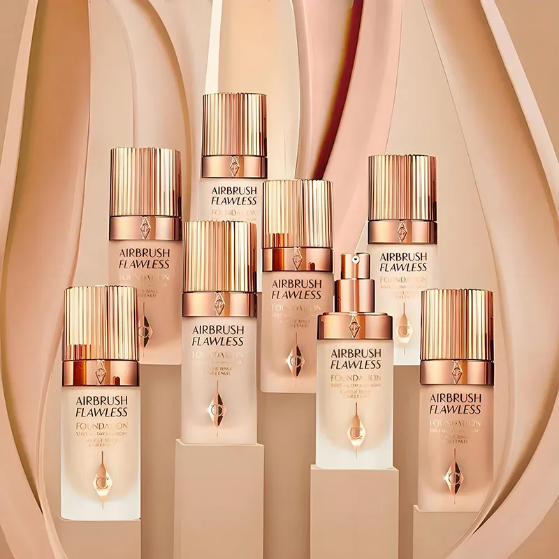 

Жидкая тональная основа и микролегкая пудра-кушон Charlotte Tilbury 4 Colors: консилер и средство для коррекции макияжа
