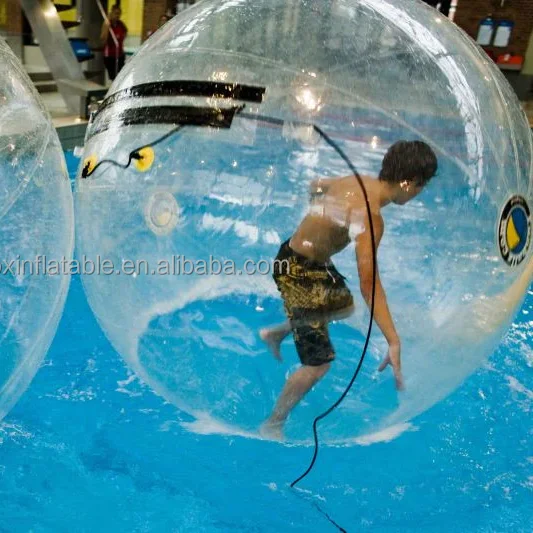 Customized Dance Balloon Game Inflatable Floating Water Bouncing Pool Ball Human Hamster Bubble Inflatable 2m  Water Ball