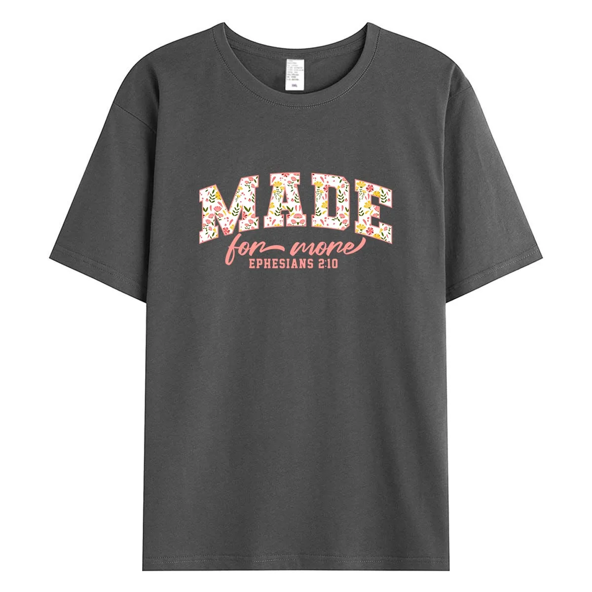 

Women Tee Short Sleeve Tshirt Loose Fit Cotton T-shirt Fashion New Graphic Print Lady Tops Soft & Breathable Summer Crewneck