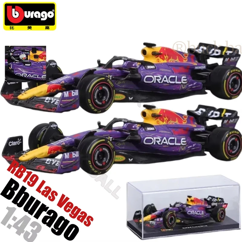 

Новинка, пылезащитный чехол для шлема Bburago 1:43 F1 RB19 Лас Вегас, Red Bull Racing RB19 #1 Max Verstappen #11 Sergio Перес формула, гоночная игрушка