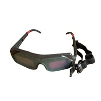 Solar Powered Automatic Dimming Welding Glasses Auto Darkening Anti-Scratch Welder Glasses Eye Protection with Headband