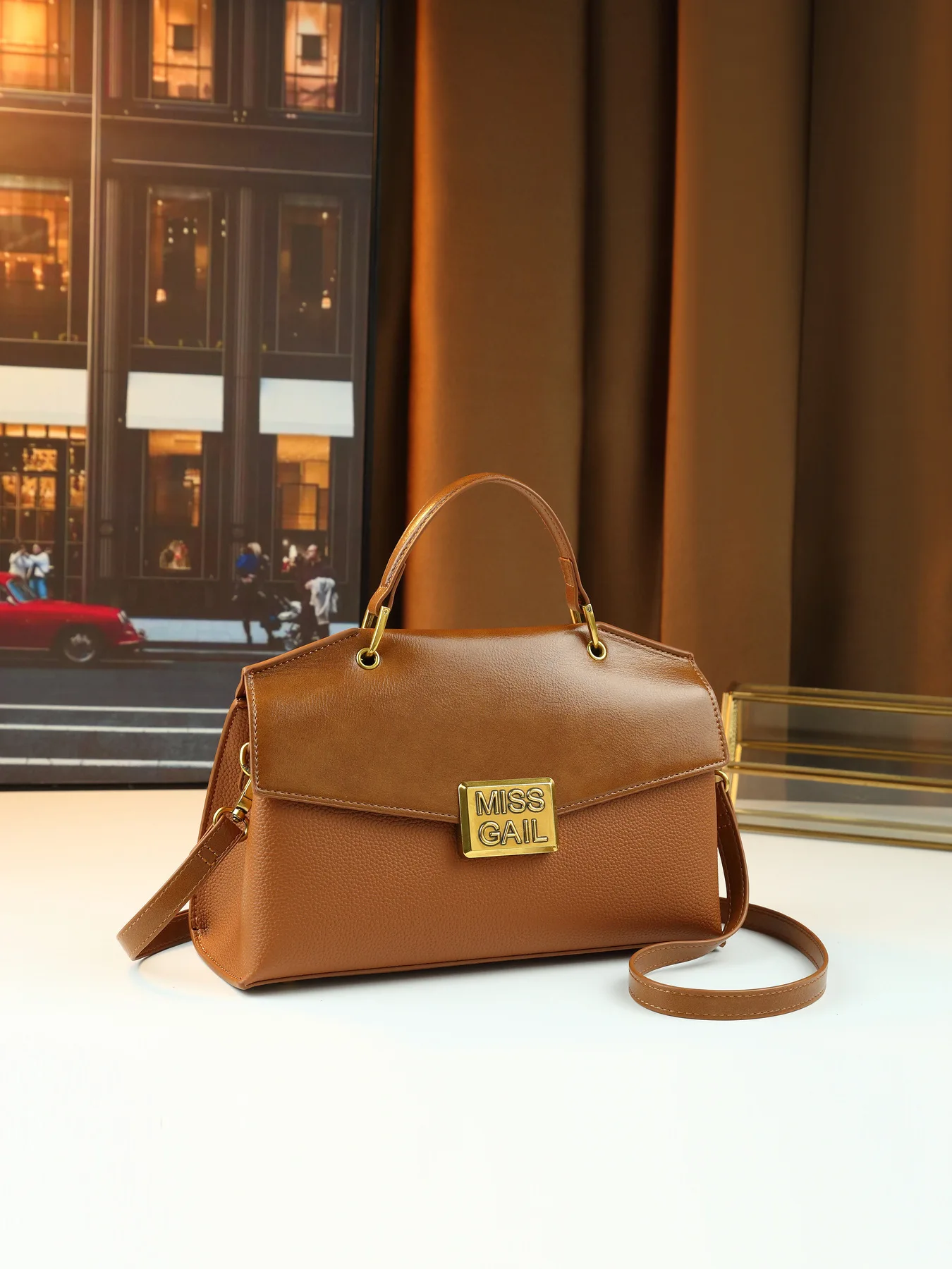 

Simple Versatile Large Capacity Handbag Women Fashion Convenient Commute Spring Autumn Shoulder Crossbody Boston Bag
