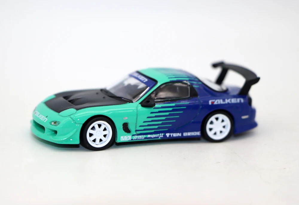 New Tarmac Works 1 64 RX-7 FD3S Racing Car Diecast Alloy Toys Simulation Model For Collection gift