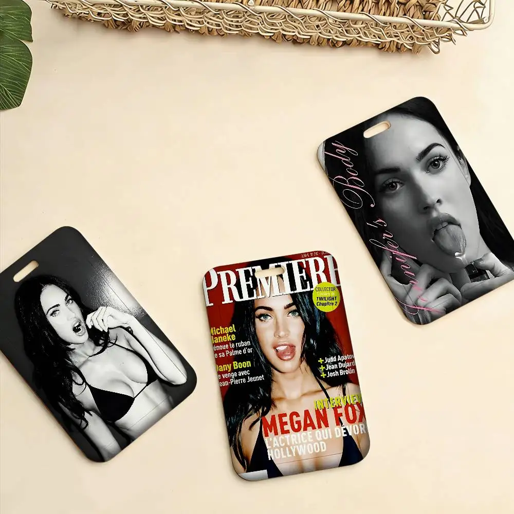 

Винтажный держатель для карт Megan F-Fox: для проездных, банковских, рабочих карт, пластиковый бейдж, именной бейдж, для медсестер