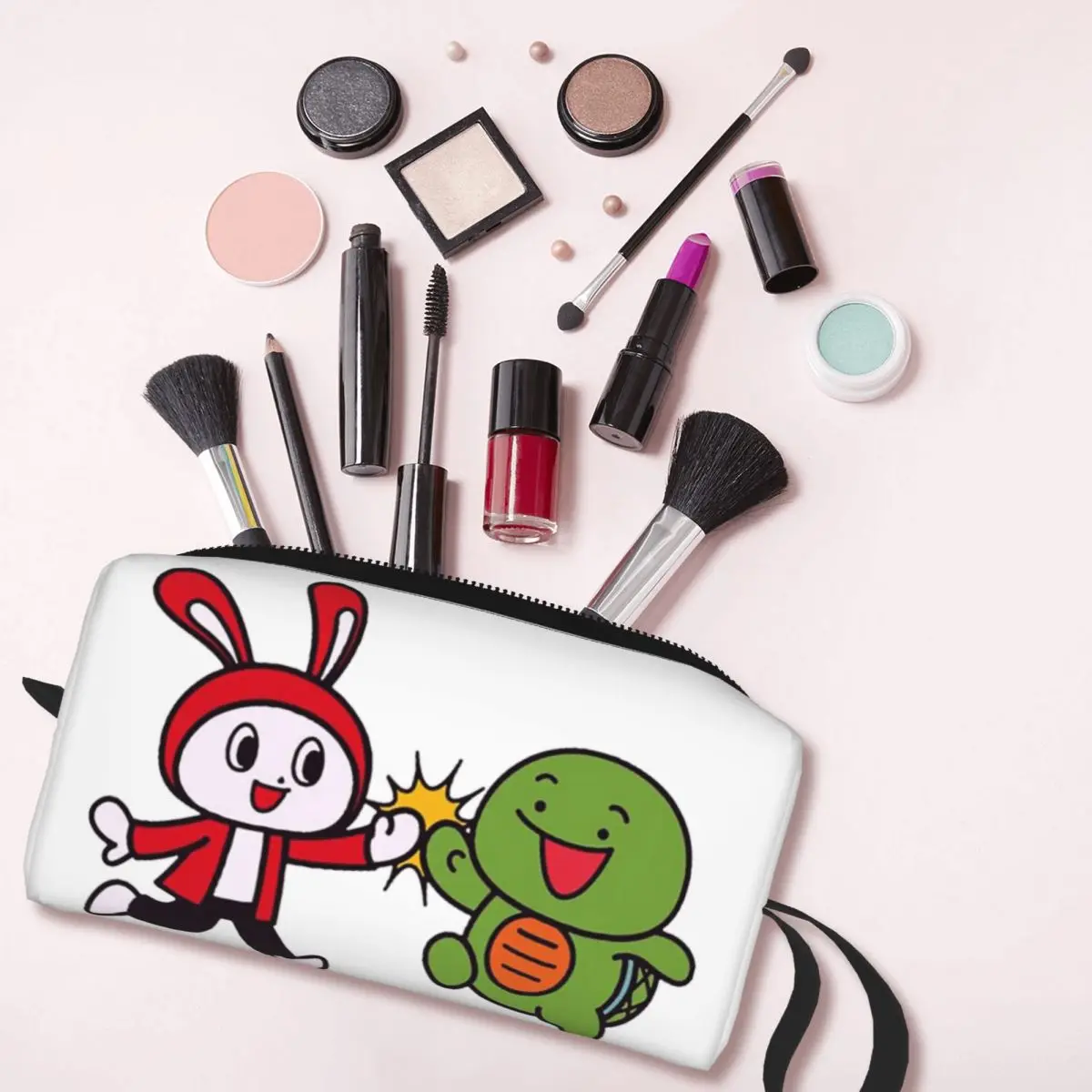 JJ MIKEY MAIZEN Bolsa de maquillaje Organizador de cosméticos Kit de almacenamiento Dopp Bolsa de cosméticos de aseo para mujeres Estuche de lápices de viaje de belleza