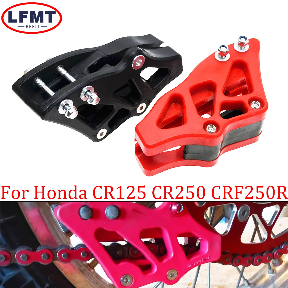 

Motorcycle Plastic Chain Guide Guard For Honda CR125 CRF450X CRF250RX CRF450RX CR250 CRF250R CRF450R CRF250X CRF CR 2002-2022