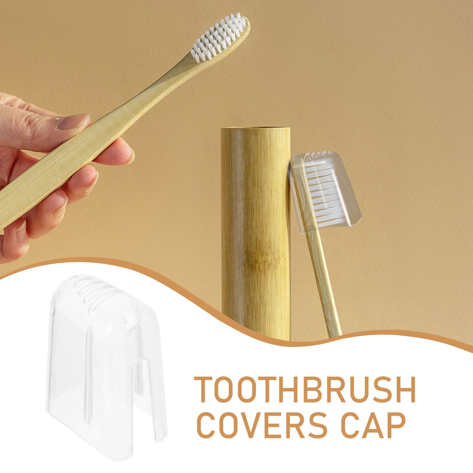 24Pcs Toothbrush Head Covers Portable Travel Dustproof Protection Universal Fit Toothbrush Accessories Protective Caps