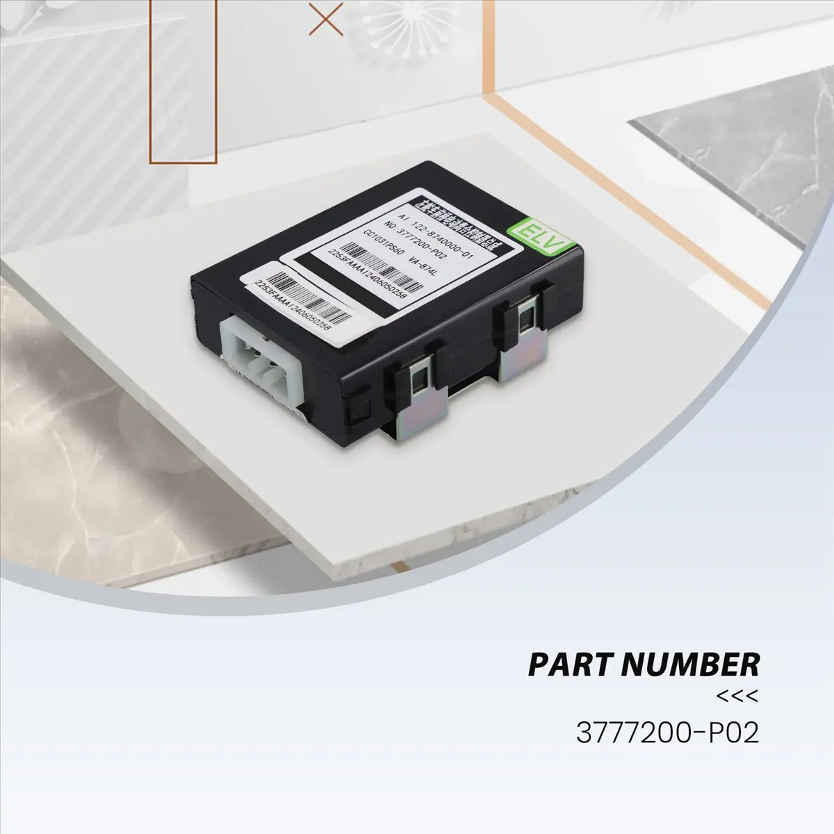 ABQE Front Axle Electric Clutch Controller 3777200-P02 for Great Wall Wingle 5 CC1031PS60 European Version