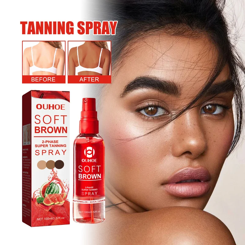 

Sun Tanning Spray - Hydrating Bronzing Mist For Natural-Looking Glow, Buildable Color, Lightweight & Non-Greasy Formula
