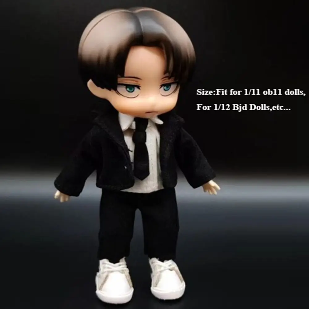 Tenue à la mode, chemise, vêtements décontractés, accessoires de bricolage, Leggings, vêtements, cadeau, manteau coupe-vent, hauts pour poupées ob11 1/11