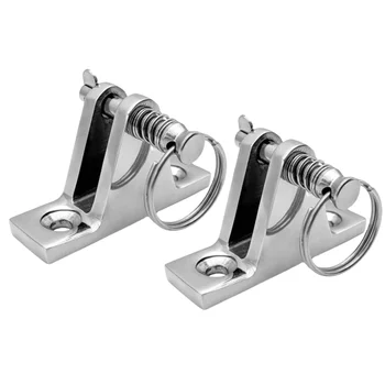 2 pz 316 in acciaio inox 90 ° superiore ponte cerniera montaggio barca Bimini parti accessori Marine Hardware Yacht