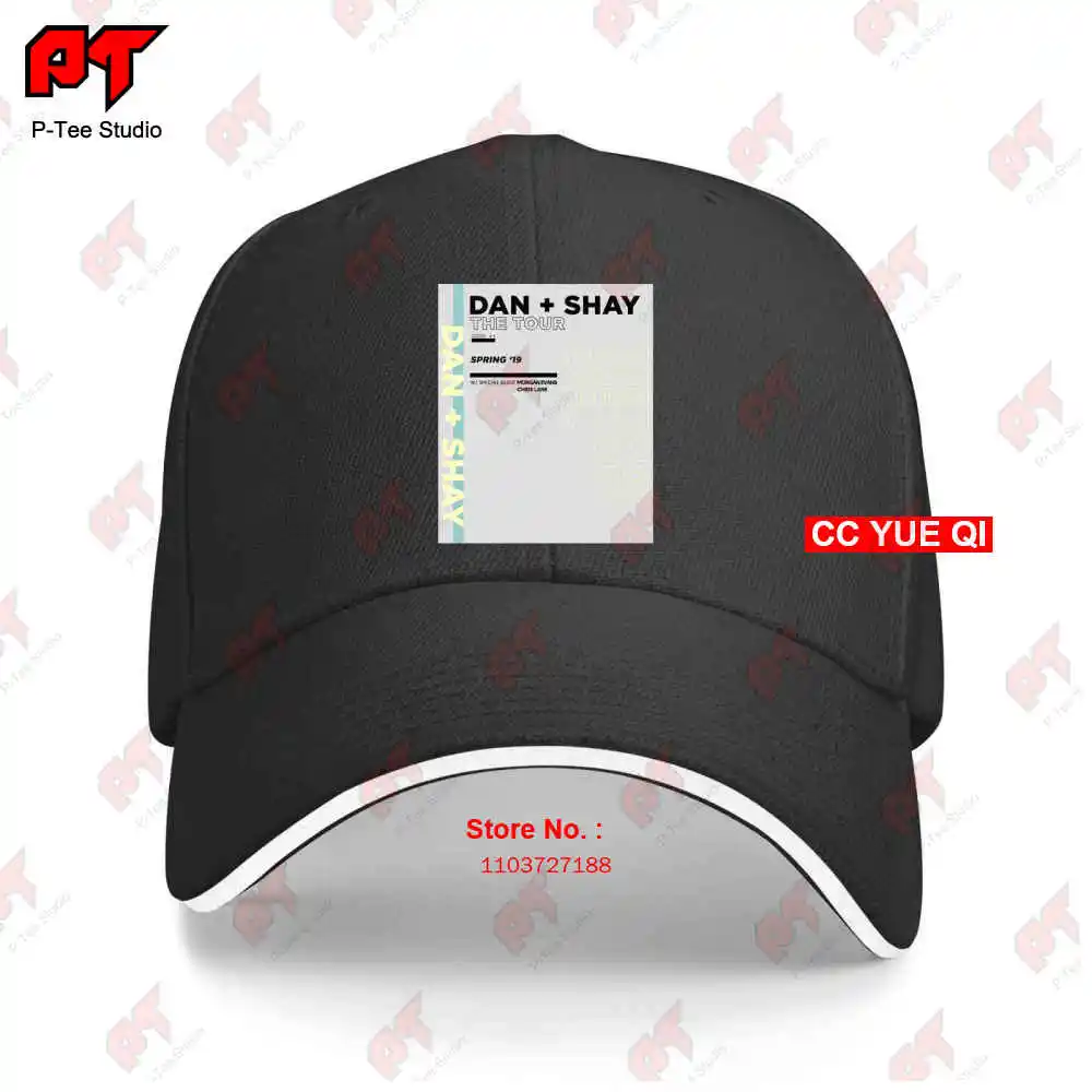 Dan + Shay-gorra de béisbol de camión, gorra de béisbol con concierto de la gira de primavera 2019, 386H