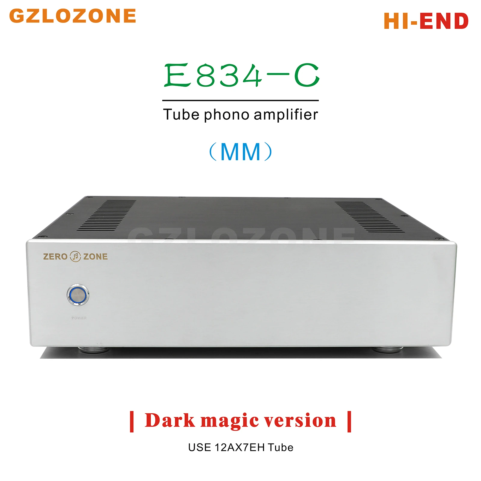 

DARK MAGIC Ver HI-END E834-C Turntable MM Tube Phono Amplifier Base On EAR834 (Without Tube or With 12AX7EH Tube Optional)