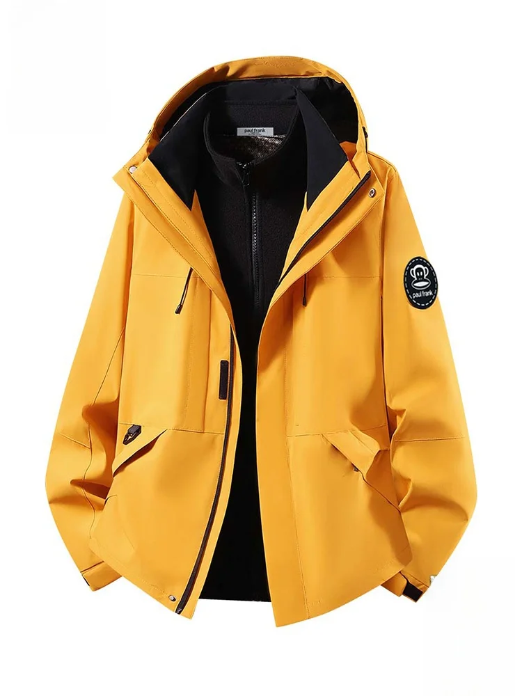 

Куртка Paul Frank Gorilla New Sle Climbing Jaet: повседневная, ветрозащитная, теплая, для активного отдыха, осенняя