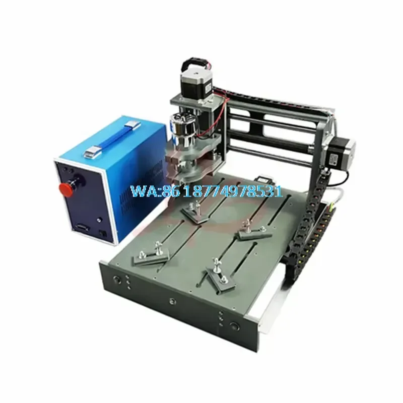 Wmwmnu for DIY Partner 3 Axis Mini CNC Engraving 2030 2 in 1 Woodcarving Milling and Drilling