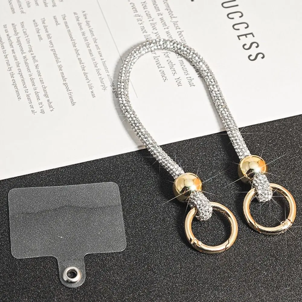 

Luxury phone strap Crystal Rhinestone Phone Lanyard accessory Bright straps Anti-lost Rope Hanging Cord Keychain on the phone